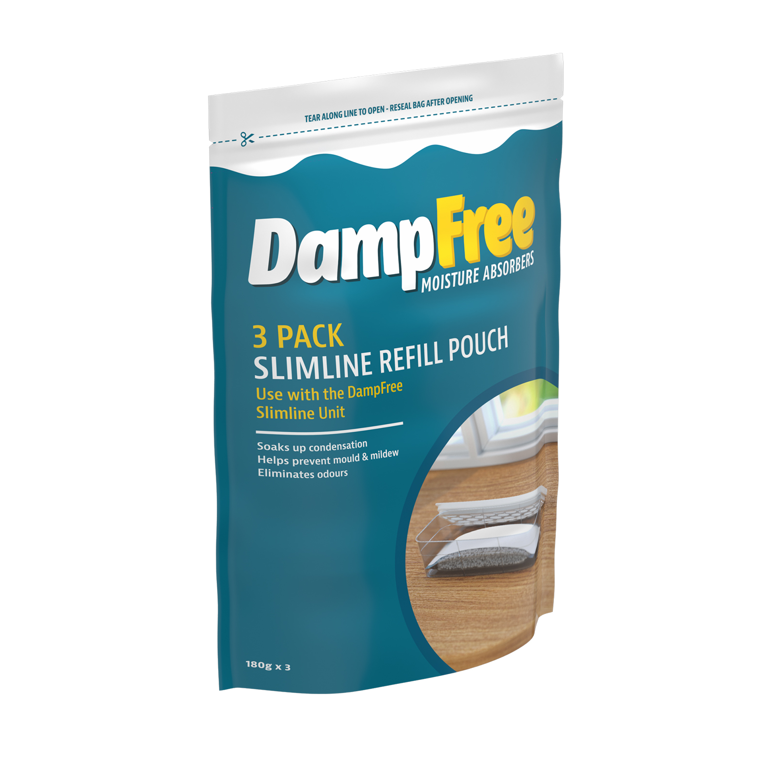 Slimline Moisture Absorber Refill Pouches – 3 Pack